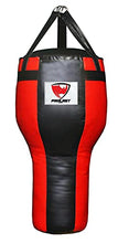 Load image into Gallery viewer, PROLAST 65 Pound Training Workout Equipment Exercise Hanging Filled Funnel Punching Bag for Hook, Uppercut, Boxing, MMA, &amp; Muay Thai, Black &amp; Red
