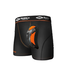 Load image into Gallery viewer, Shock Doctor Men&#39;s Ultra Pro Boxer Compression Shorts with Ultra Cup, Black, Medium
