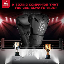 Load image into Gallery viewer, Liberlupus Boxing Gloves for Men &amp; Women, Boxing Training Gloves, Kickboxing Gloves, Sparring Punching Gloves, Heavy Bag Workout Gloves for Boxing, Kickboxing, Muay Thai, MMA

