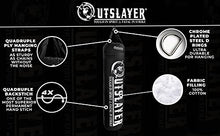 Load image into Gallery viewer, Outslayer Filled Punching Bag Boxing Training Practice MMA Heavy Bag 100 Pound Made in USA (Black)
